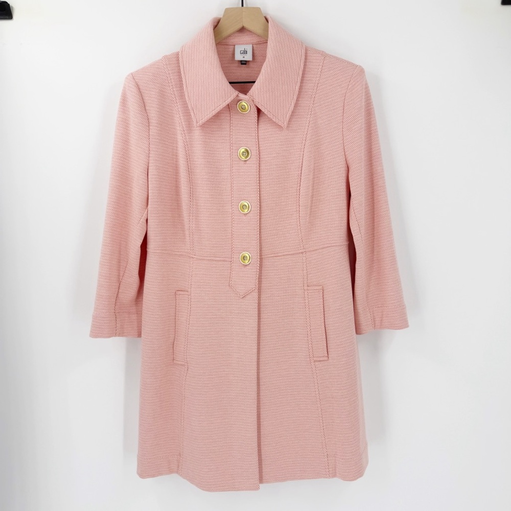 Cabi Take 5 Topper Jacket #6023 Pink Orange Classic Soft